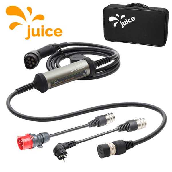 Juice Booster 2 | 16A EURO SET | 22Kw 3 Phase EV Mobile Charging Cable