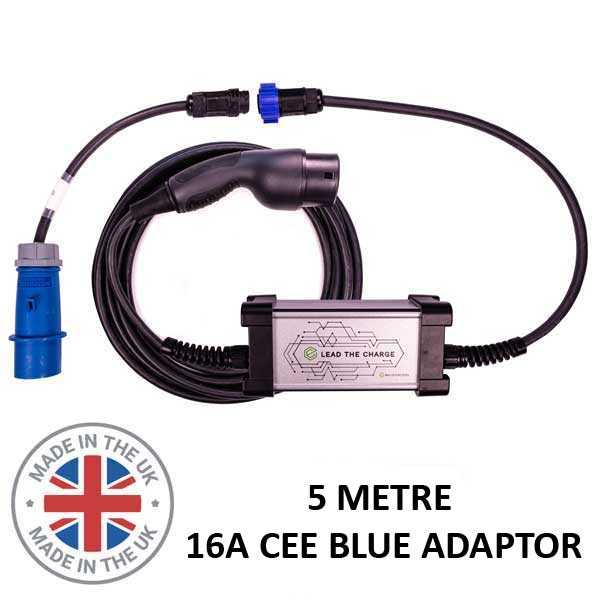 Type 2 | 16A CEE Blue Mobile Charging Cable | 5 Metre