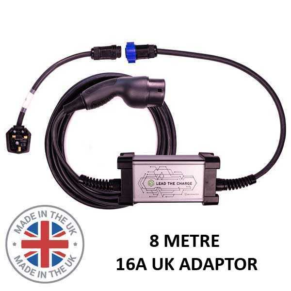 Type 2 | 16A UK Mobile Charging Cable | 8 Metre